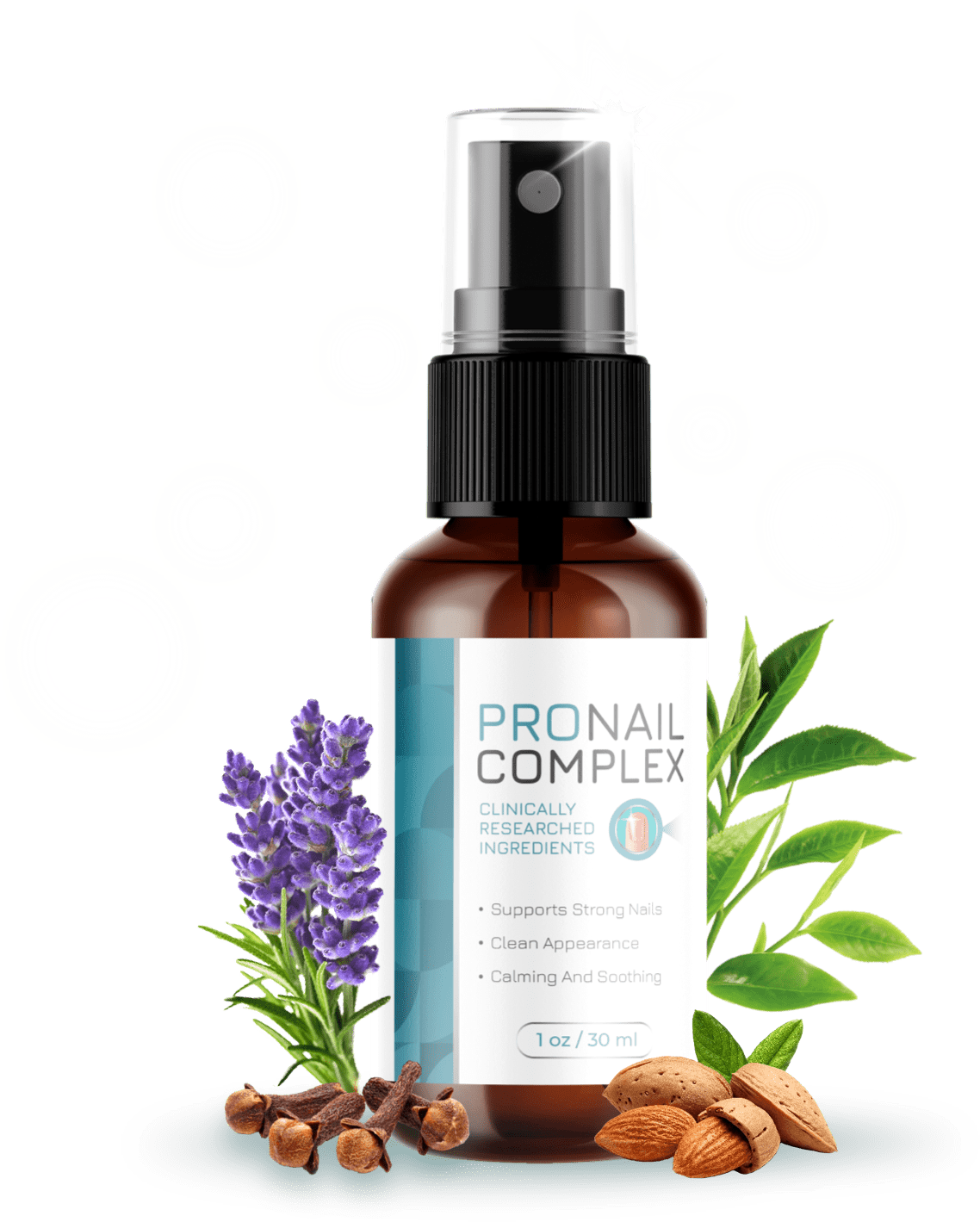 ProNail Complex Official Nail Spray Bottle - Front View