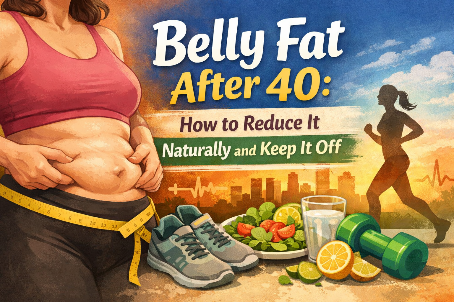 Read more about the article Belly Fat After 40: How to Reduce It Naturally and Keep It Off
