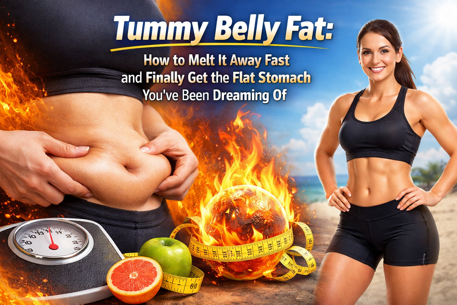 Read more about the article Tummy Belly Fat: How to Melt It Away Fast and Finally Get the Flat Stomach You’ve Been Dreaming Of