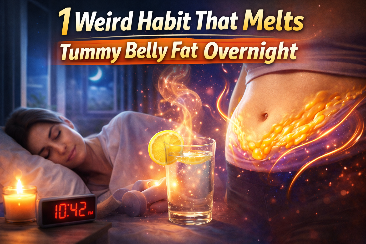 Read more about the article 1 Weird Habit That Melts Tummy Belly Fat Overnight