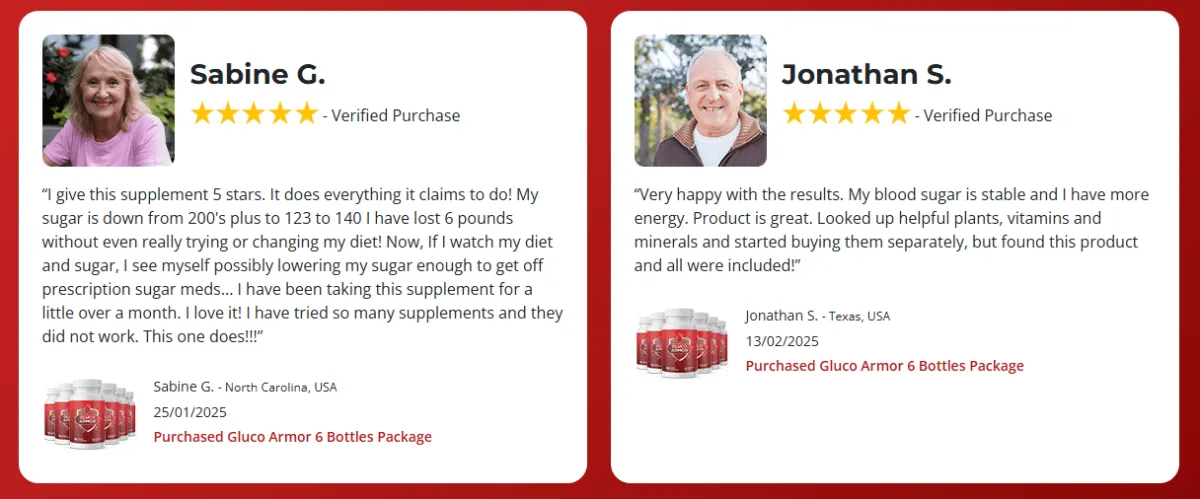 Blood sugar support process with Gluco Armor