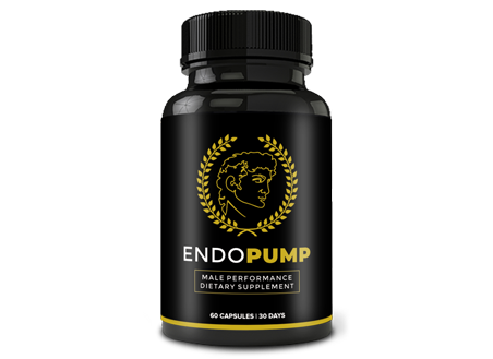 Endo Pump Male Performance Supplement Bottle