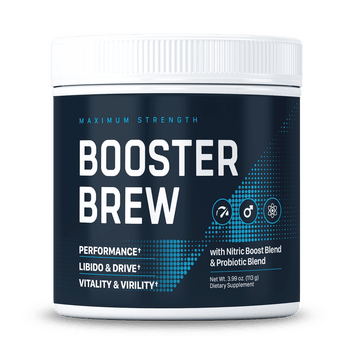 Booster Brew Supplement Bottle — Official Product Image