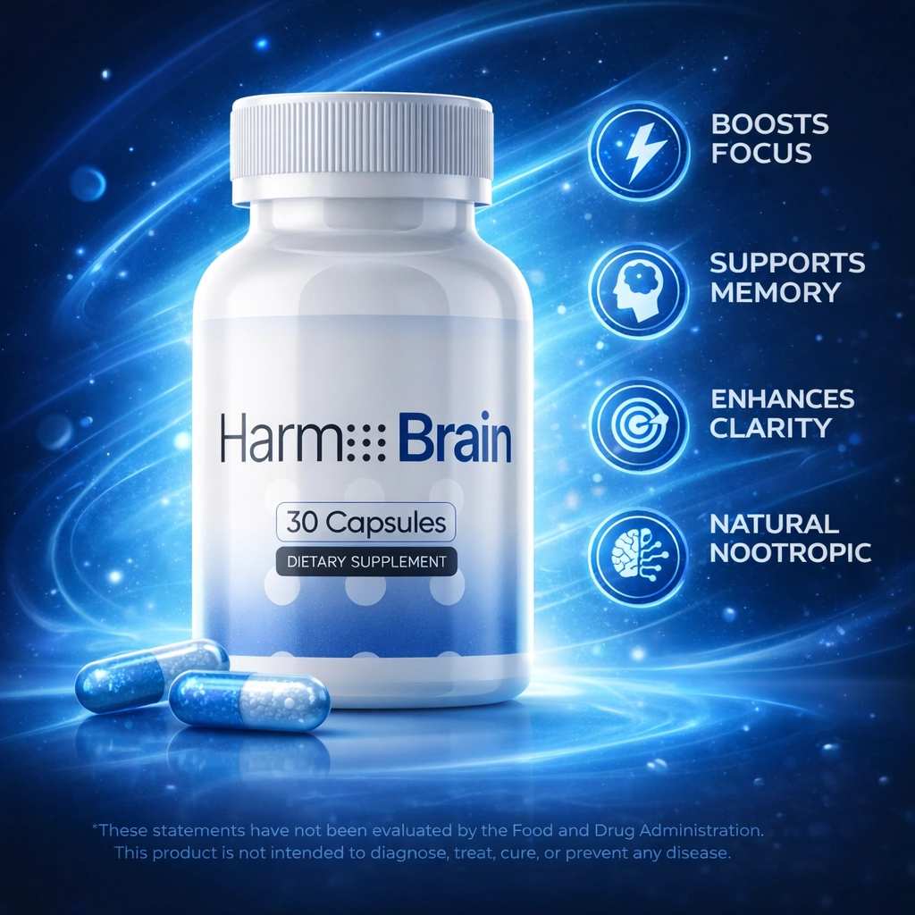 Harmo Brain supplement bottle official product image