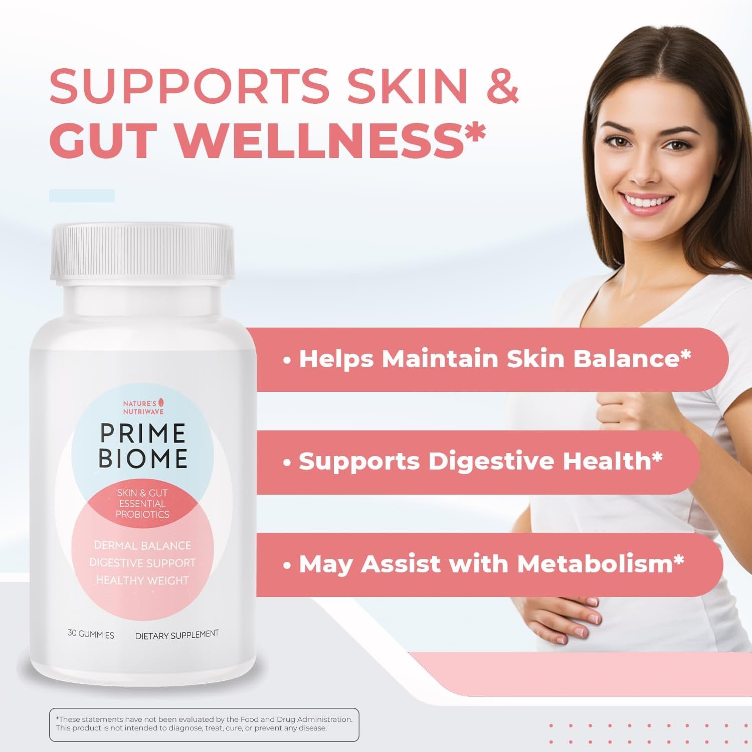 PrimeBiome Supplement Facts