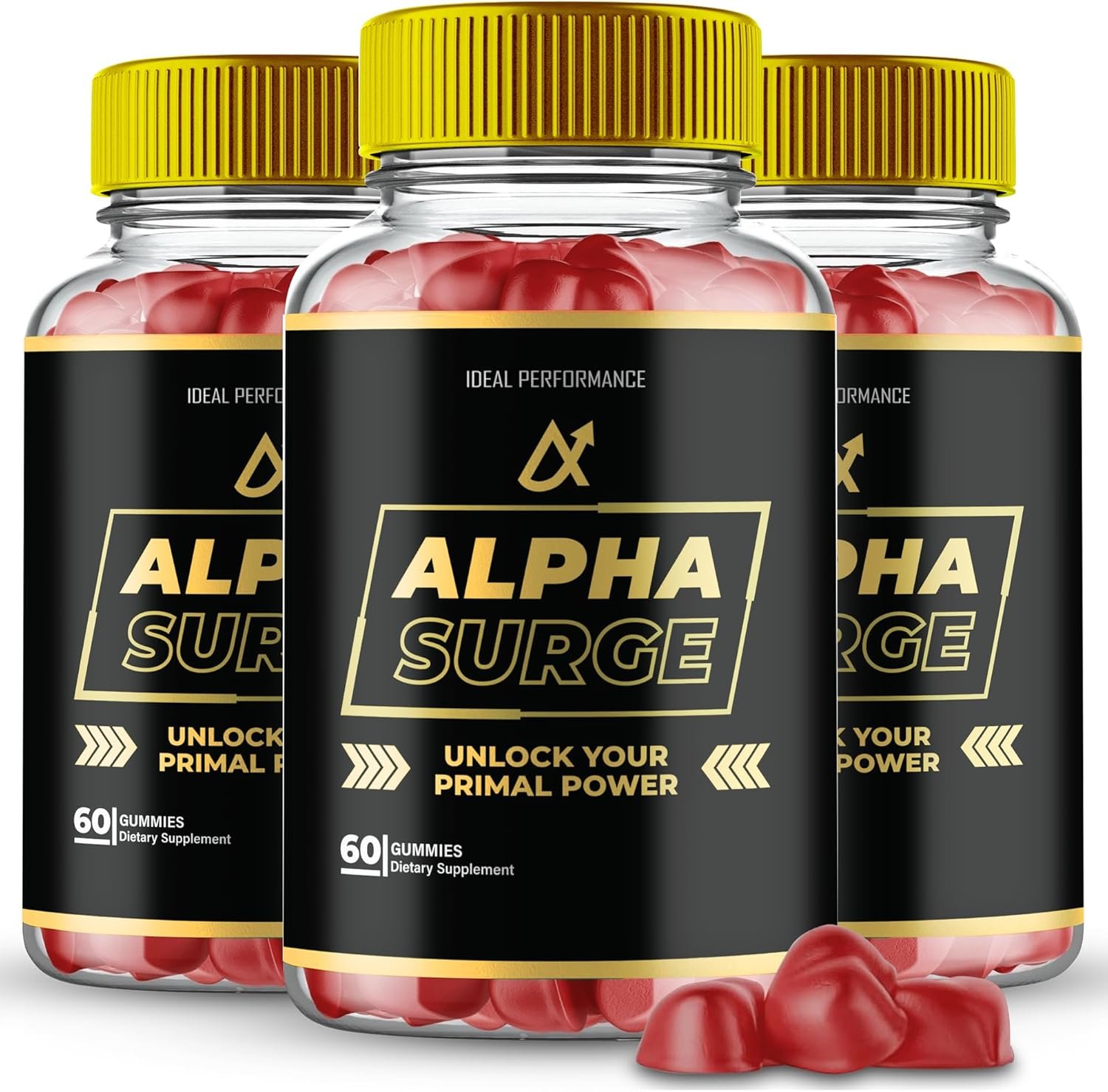 Alpha Surge Male Performance Supplement Bottle