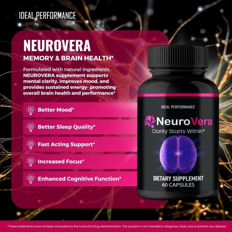 NeuroVera Ingredients Label
