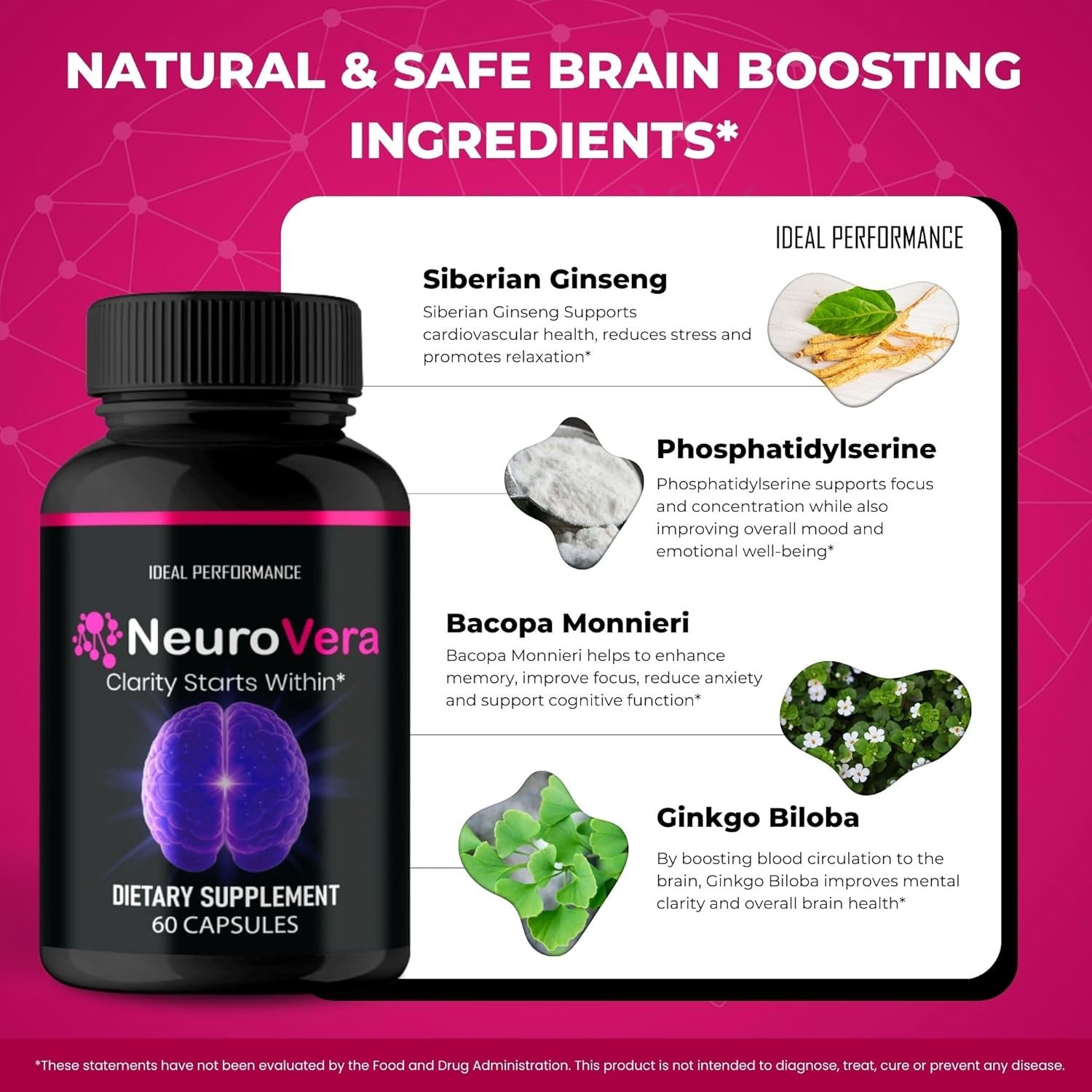 NeuroVera Supplement Facts