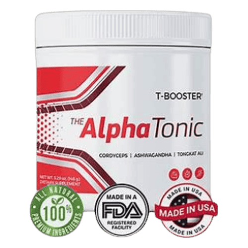Alpha Tonic Supplement Bottle — Official Product Image