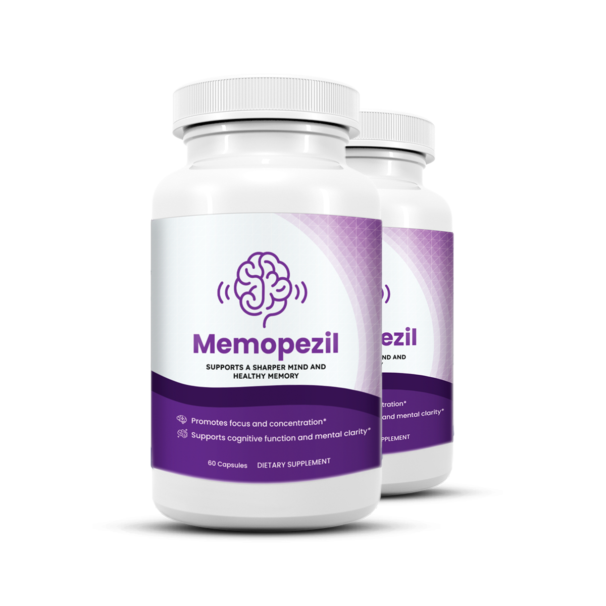 Memopezil 2 Bottle Package - Brain Health Supplement