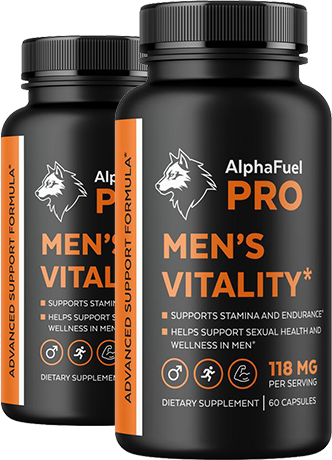 AlphaFuel Pro supplement bottle — official product image