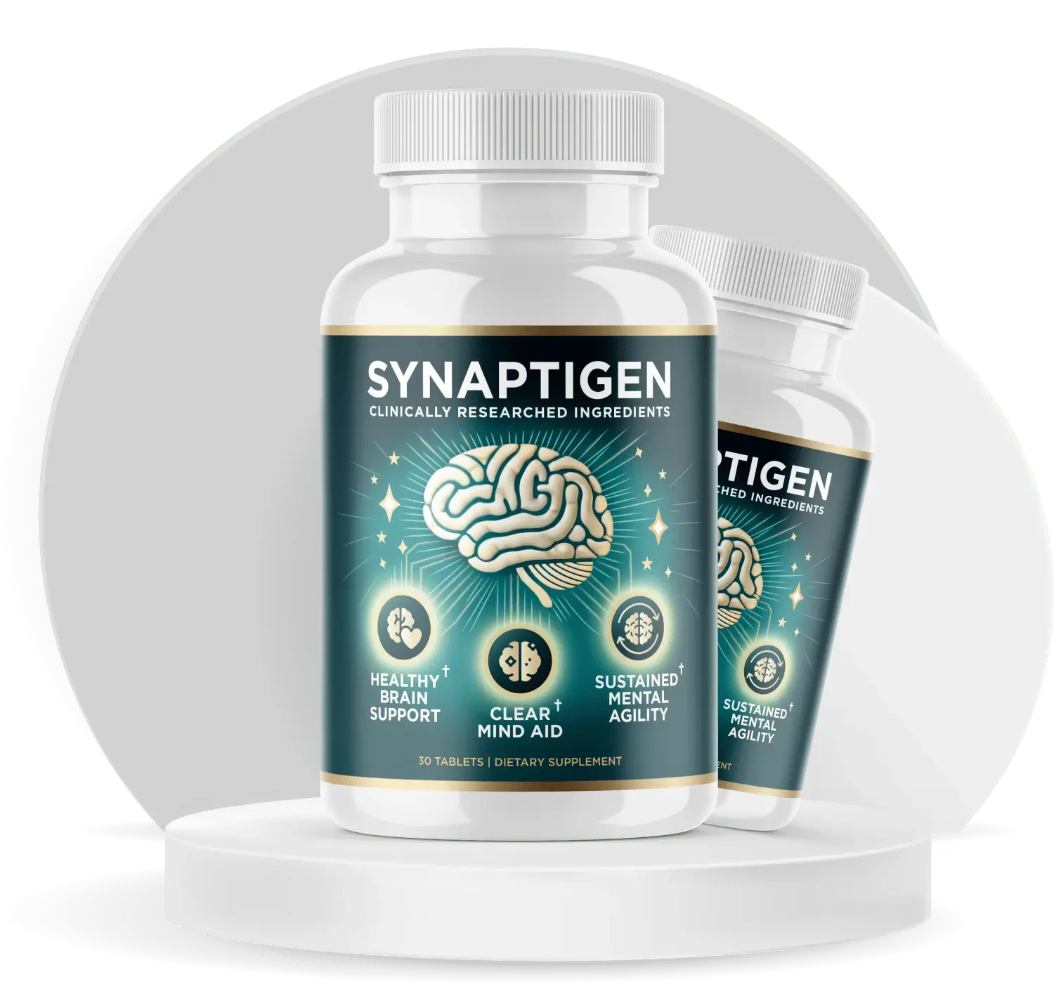Synaptigen Supplement Bottle — Official Product Image